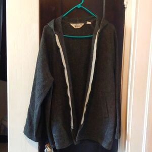 Woolrich Mens Vintage Wool Jacket with Hood Pockets Size Large